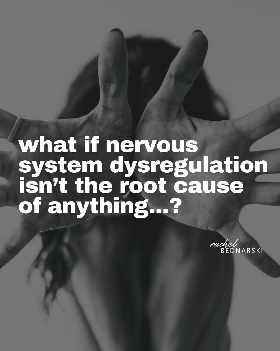 You can regulate all day but if the deeper misalignment remains underneath, your system will keep sounding the alarm. Instead of managing the alarm, you can drop a layer deeper and listen to what (who) it is that’s sounding the alarm.
Spoiler: it’s YOU!
Of course we find the world unsafe and dysregulating if we’re meeting it as our unintegrated inner children and with a subconscious lens of beliefs and values that don’t fit us anymore.
It doesn’t mean that our world isn’t inherently destabilising and we should just put up with it, or that we’ll never need or want tools, but for the most part, what we’ll be using tools *for* is to respond to the more acute stressors of the present moment rather than to regulate a reactive subconscious that’s just trying to be seen.
👉🏽 This is where we’re going with The Charge — my upcoming self paced mini course coming SOON. For those who’ve mastered using tools and regulation to manage their anxiety and are ready to go the later deeper to alchemise it instead on contain it.
Comment ‘charge’ and I’ll send you the link to join the waitlist for £££ off.
—————-
Image credit: Unknown, LMK if YK