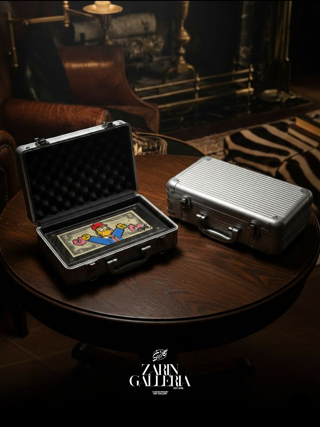 French artist Daru (David Nicolas) turns the ordinary into a cultural statement and this time, he paints directly on the dollar.
In Donald Trump (2025), Daru blends pop art with political satire, transforming familiar icons into vivid reflections of our time.
Known for his fearless humor and striking color palette, Daru’s works merge luxury, irony, and street energy , bridging the worlds of pop culture and contemporary art.
Now available at Zarin Galleria, Helsinki.
Explore more:
www.zaringalleria.com