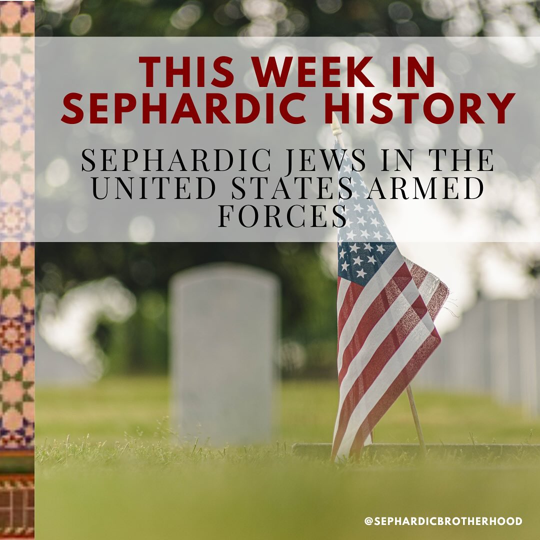 Sepharadim have a long and proud history serving in America’s Armed Forces since the time of the American Revolution. On Veterans Day, we stop and thank them for all they have done and sacrificed in service to the United States.
.
.
.
.
.
#Sephardic #Sephardi #Sephardim #Ladino #JudeoSpanish #memorialday #Veterans #Sepharadim #Jewishveterans #memorial #memorialdayusa