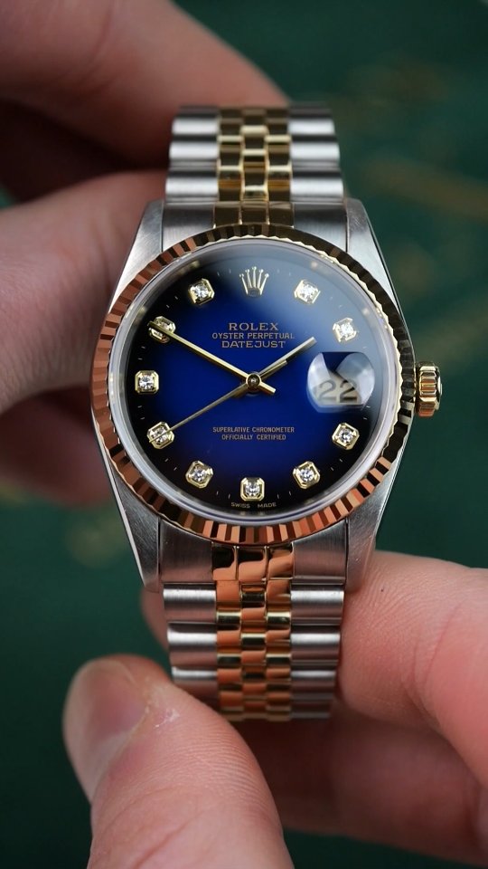 Rolex Datejust ref. 16233 'Vignette dial'
#rolex #watch #vintage #datejust #diamonds