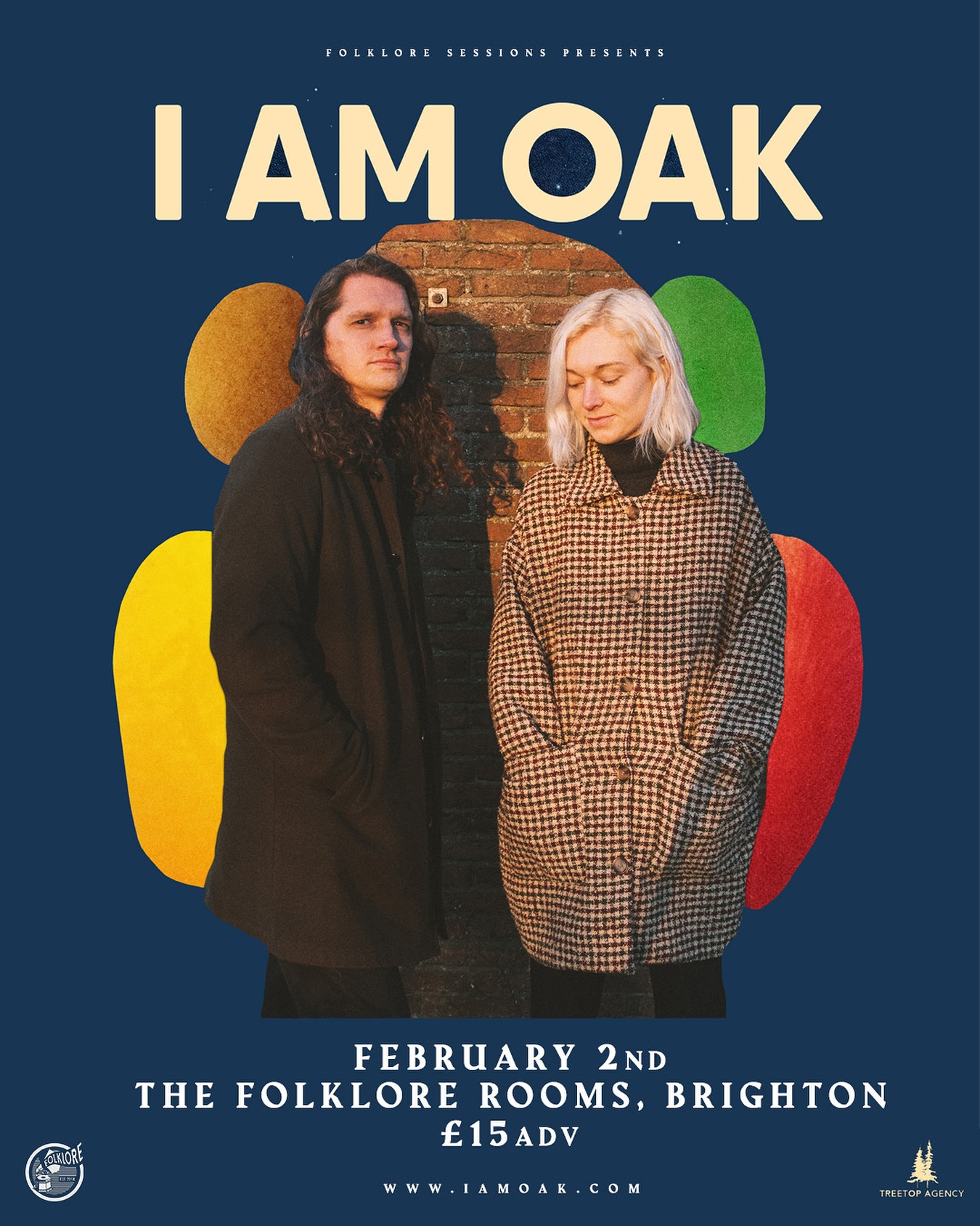 📣 NEW SHOW ANNOUNCEMENT 📣
I Am Oak (@oakiam)
+ Support
February 2nd, The Folklore Rooms
£15adv | 18+
With introspective lyrics, folky guitars and dreamy melodies, I am Oak has built a loyal fan base and received widespread critical acclaim both in the Netherlands and abroad.
The debut album “On Claws” (2010), marked the start which was followed by six albums, five EPs, over 500 shows in 17 countries, a 3voor12 award, and more than 100 million (!) streams.
Tickets are available NOW 🚨
TFRx
