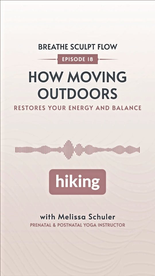 The simplest way to reset your body (no screens required)
New episode of the Breathe Sculpt Flow Podcast is out and I talk about how nature can be medicine for the body, mind and soul, especially if you're pregnant or a momšæ
š²If this found you at the right time, you're exactly who I created my Hike & yoga day/weekend retreat for. Join me in the mountains by Tegernsee this January 24-25 ā reconnect to yourself through movement, breath, and nature. Follow or DM me for more details.
#breathesculptflow #movewithease #movementismedicine #hikeyogadayretreat #hikeyogaretreat