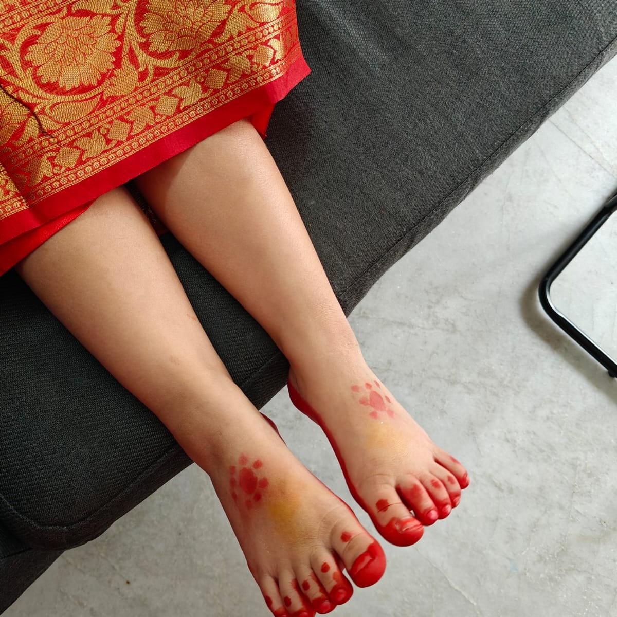 This year, we took our daughter for Kanya puja, performed during Dussehra to honor young girls, seen as embodiments of the divine feminine energy and Goddess Durga.
The ritual is a way to seek blessings, prosperity, and good fortune for the household - the belief that the goddess herself resides in these children during the festival. I loved the rituals - washing their feet, offering gifts, and treating them with honor, this ritual reinforces reverence, equality, and respect for women