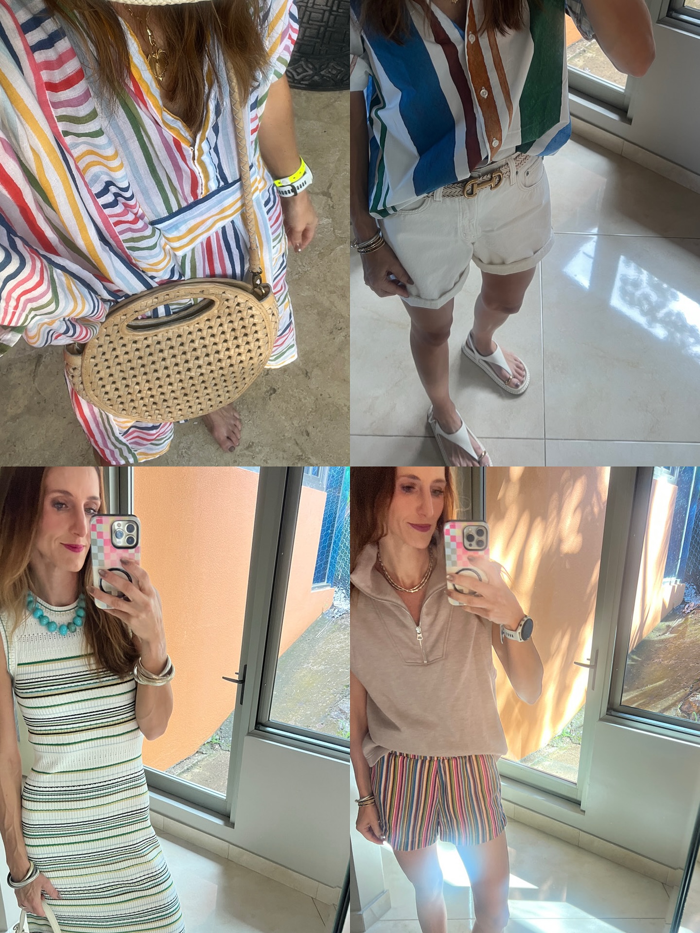 I cannot help it, if it’s rainbow striped I’m gonna buy it.
Vacation was full of my signature style marker, and I’m not mad about it!
I packed 6 hours before leaving for the airport, in record time, and loved every look. WHY?? Because my closet is full of clothes I love, that feel like *me*, and that I know how to use.
.
Want to determine YOUR unique style profile? Want to better understand how your pieces can work together to help you feel your BEST? Want the reason you overpack on your next trip to be that you just LOVE EVERYTHING you own?? DM me to get started 🤩
.
#LGD #LGDKC #letsgetdressed #letsgetdressedkc #personalstylist #professionalshopper #styleprofessionals #loveyourlook #loveyourstyle #styleconsultant #personalstyle #wardrobetips #stylegoals #styleideas #styleinspo #wardrobeideas #fashiontips #share
