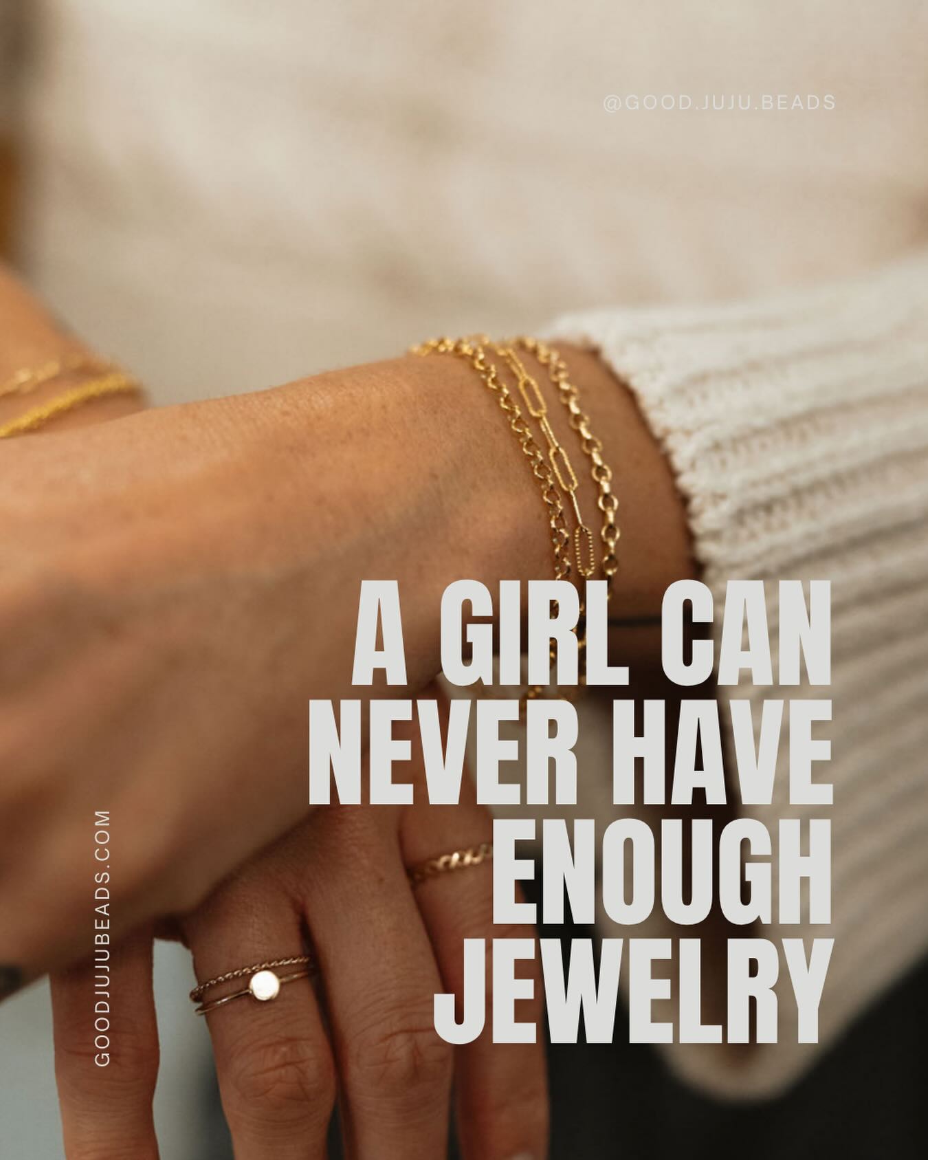 A girl can never have enough jewelry and I’m here to keep the collection growing! Treat yourself, stack it up, and make your holidays a little brighter.