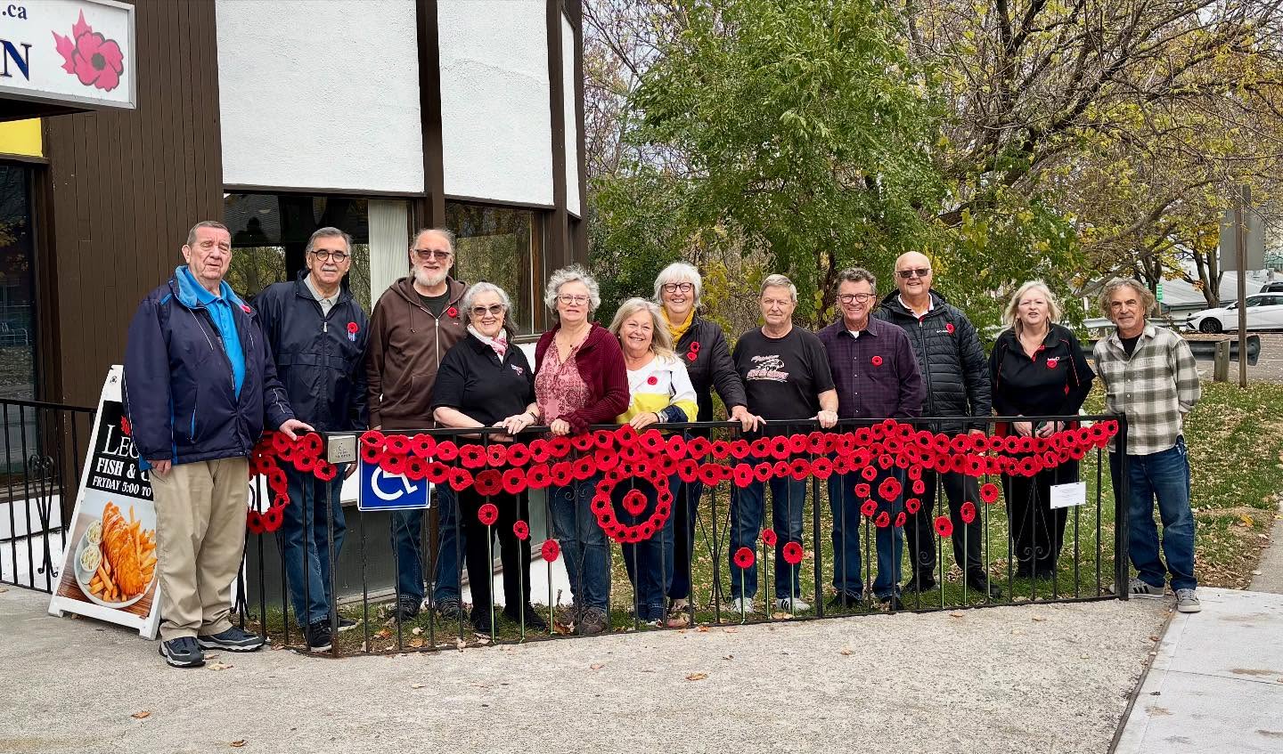 Thank you Clarkson Seniors Association Crafts & Social Group for all the incredible handmade poppies for Port Credit Branch#82 and the Port Credit Cenotaph