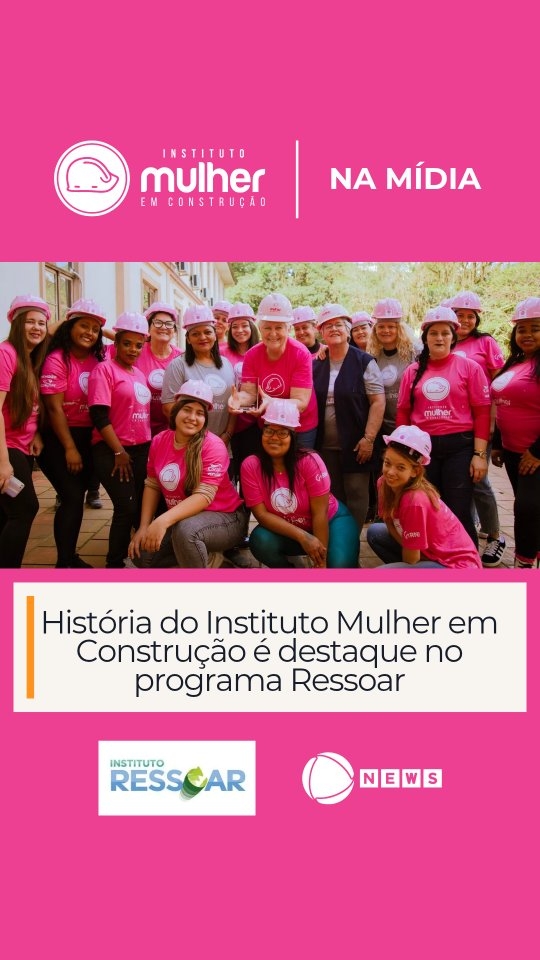 O Instituto Mulher em Construção foi destaque no @programaressoar , exibido na @recordnews
A reportagem apresentou a história do IMEC, entrevistou a @biakern.oficial e mostrou o trabalho desenvolvido para capacitar mulheres e ampliar sua autonomia na construção civil.
.
.
.
#InstitutoMulherEmConstrução #DestaqueNaMídia #RecordNews #Ressoar #Capacitação #autonomiafeminina