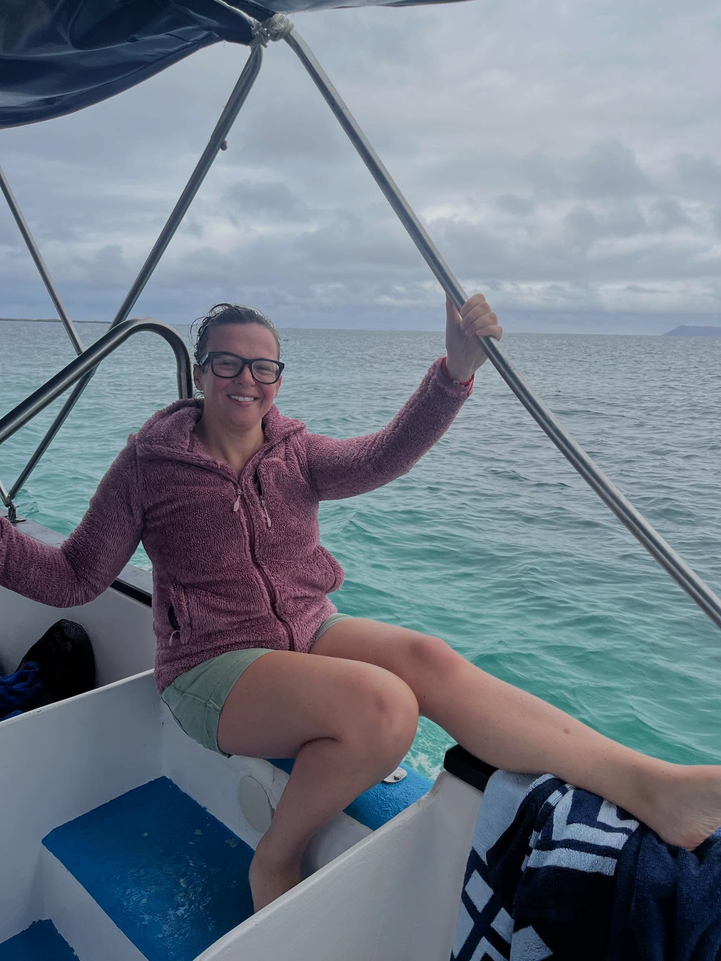 More wildlife and a smoking volcano! While snorkelling we also saw the biggest ray - five feet at least - and sealions and a shark! #galapagos #travel #grouptravel