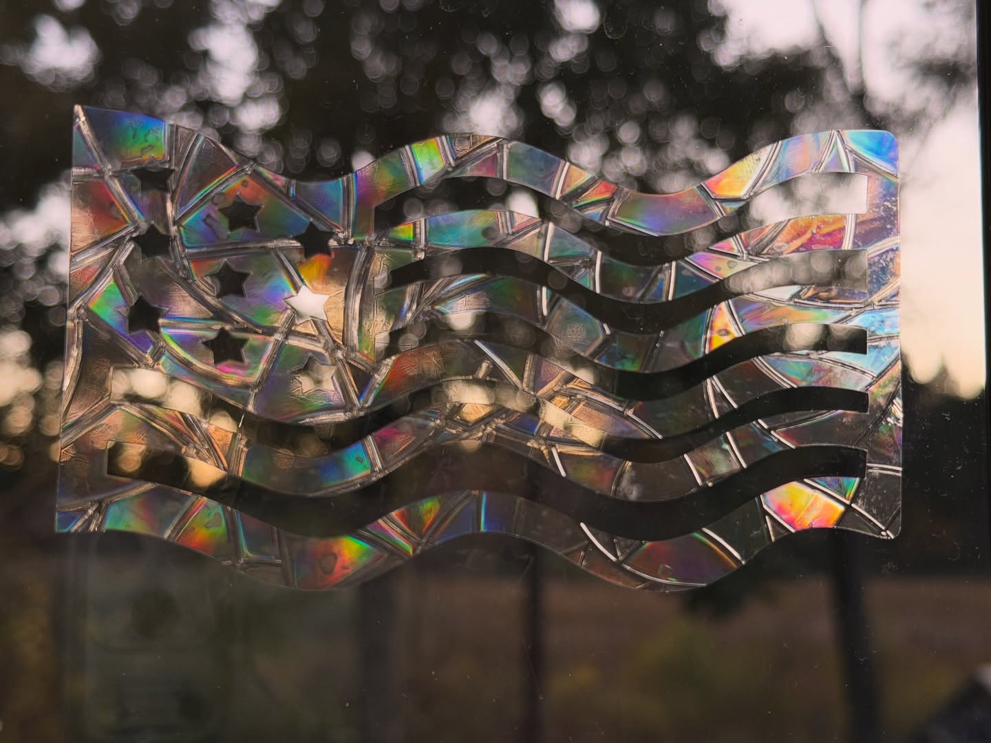 In honor of Veterans Day, we donated 100 American flag sun catchers to our brave veterans in Detroit. It’s our way of sharing a little light with the people who have given so much of themselves. Thank you to everyone who has served. Your courage and commitment are felt every day, and we’re grateful for all you’ve given.
❤️🤍💙❤️🤍💙❤️🤍💙❤️🤍💙
We added the flag to our Etsy shop if you would like to send one to a veteran in your life and let them know their service is appreciated. Every one gifted keeps our project moving and helps us continue spreading joy through our community. Thank you.
#AmericanFlag #PatrioticDecor #USASuncatcher #VeteransDayGift #MilitaryAppreciation #RedWhiteBlue #RainbowMaker #WindowCling #SupportOurVets #USAHomeDecor #DoubleRainbowProject