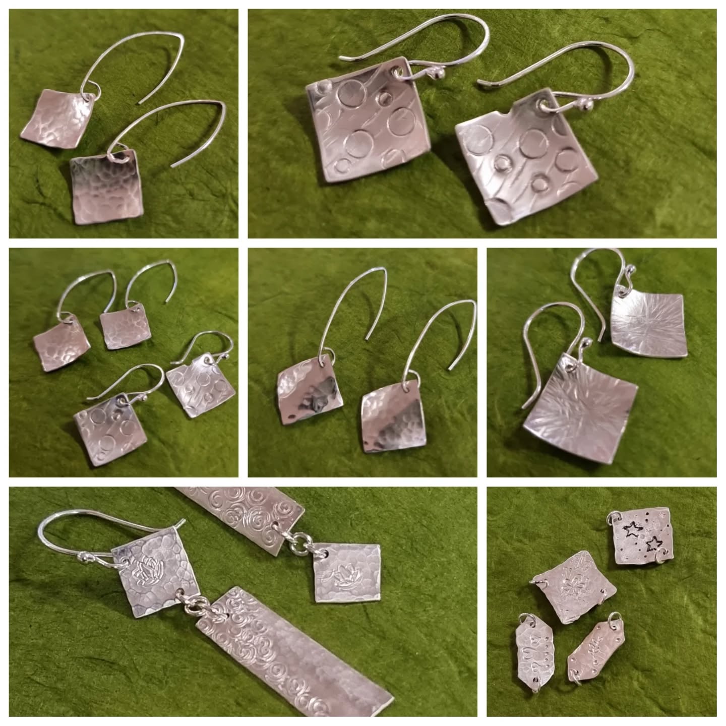 CRÉATIONS D'ÉLÈVES - Superbes boucles d'oreilles en argent réalisées par mes élèves lors de mon dernier atelier.
Il reste deux dates : le vendredi 21 novembre et le jeudi 11 décembre. Contactez-moi pour réserver votre place ! 😀
#ateliercréatif #boucledoreille #ateliercréationbijoux