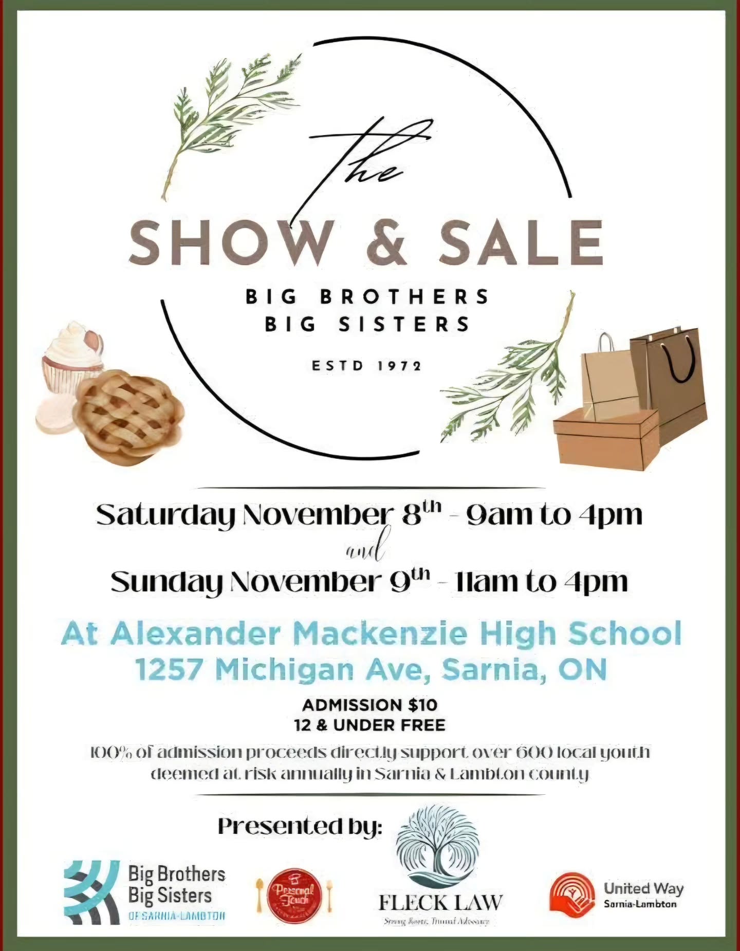 Booth 34 today in sarnia, stop on by!