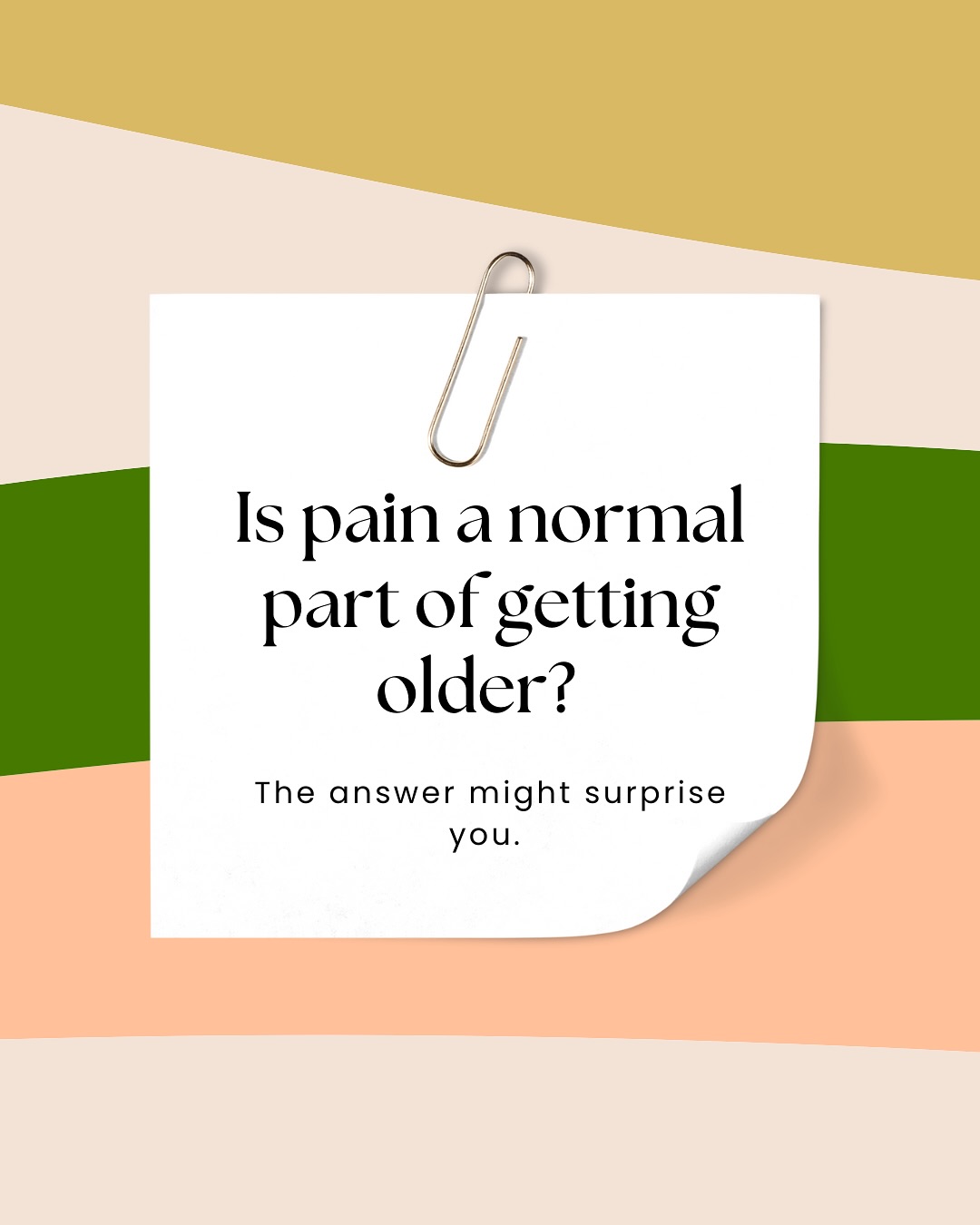 Have you been told that “pain just comes with age?”
Or maybe you’ve heard that “pain is just an inevitable part of getting older.”
Well what if we told you that was false?
This is a common phrase we hear all the time that just isn’t true.
Pain doesn’t have to come with age, but it all depends on how you treat your body.
One of our clients came to us unable to surf or even enjoy small outings and after putting in the work, he’s back to catching waves!
He just hadn’t been doing the right movements for his body and he needed help.
He now feels better at 50 than he did at 30.
Do you want to feel stronger as you age?
Come see us! Book a call at the link in our bio ☎️