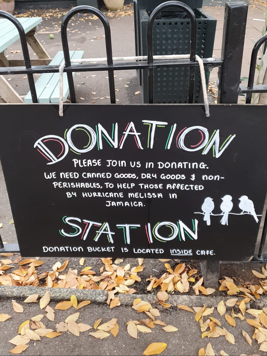 🌿 Community in Action at The Rookery Café 🌿 We’re joining our local community to support those in Jamaica whose lives have been devastated by Hurricane Melissa.
You can help by donating dry and long-life food items, things like rice, pulses and tins, at our Donation Station inside the café.
If you’re stopping by for a coffee or a walk through the gardens, please bring something to add to the collection. Every little bit helps — and together, we can make a real difference. 💚
