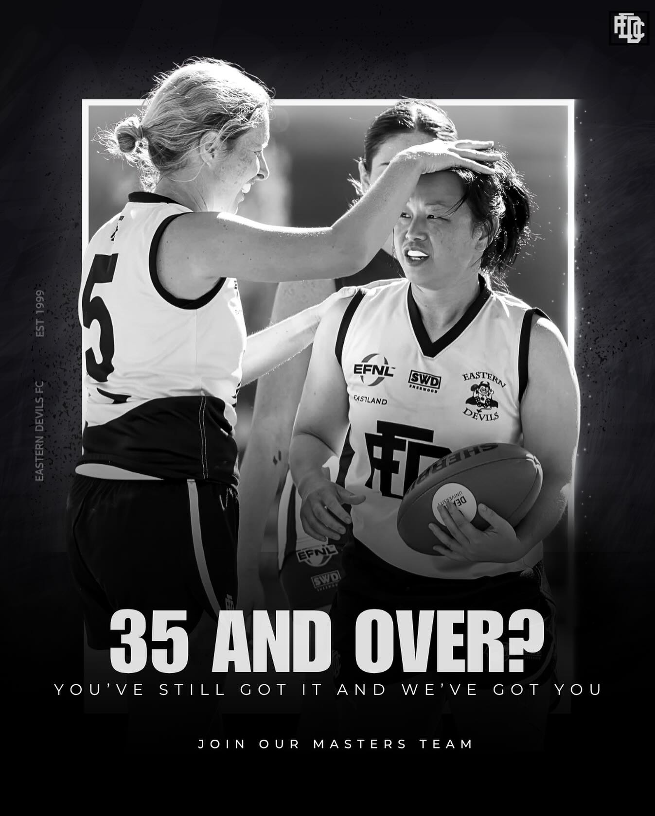 Yep, the rumours are true…
We’re so proud to be fielding our very first Masters team and we want YOU to be part of the fun (and history).
Training details are listed as per our previous ‘pinned’ post; so come on down and add your fire to the flame 🔥
Because legends don’t retire, they play Masters.
Slide into our DM’s, or hit the link in our bio to register your interest.
Alternatively, you can reach out to:
Rachael Baker - 0417 587 822
Leeann Gill - 0425 719 441