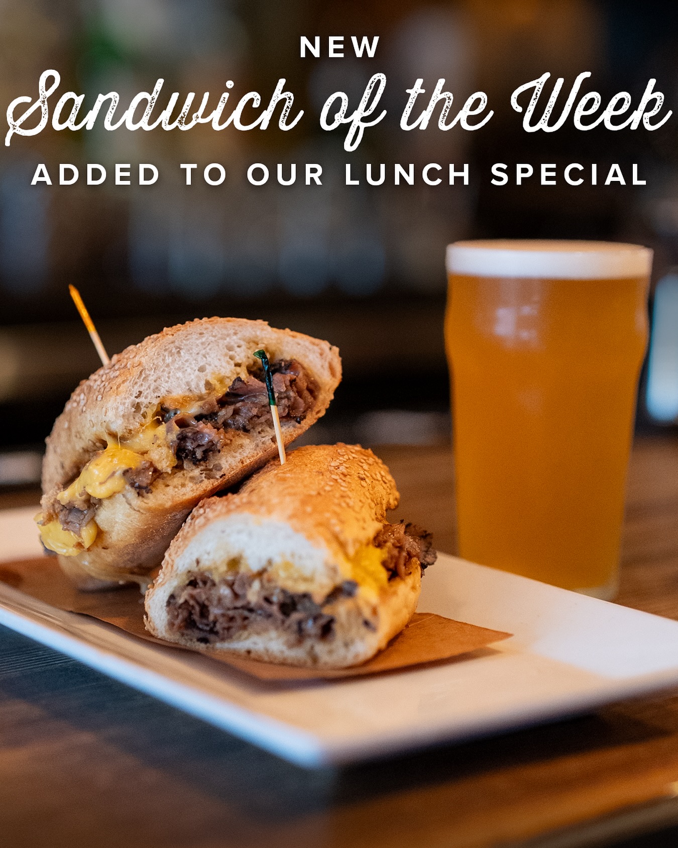This just in:
We’re now featuring a rotating Sandwich of the Week as part of our $15 lunch special—and this week, it’s the classic Philly Cheesesteak 🧀🥩🔥
Served with a pint of beer, available Mon–Fri, 12–4pm.
#LunchSpecial #PhillyCheesesteak #SandwichOfTheWeek #AstoriaEats #NYCLunch #ThePomeroy #NeighborhoodSpot #LunchBreakDoneRight