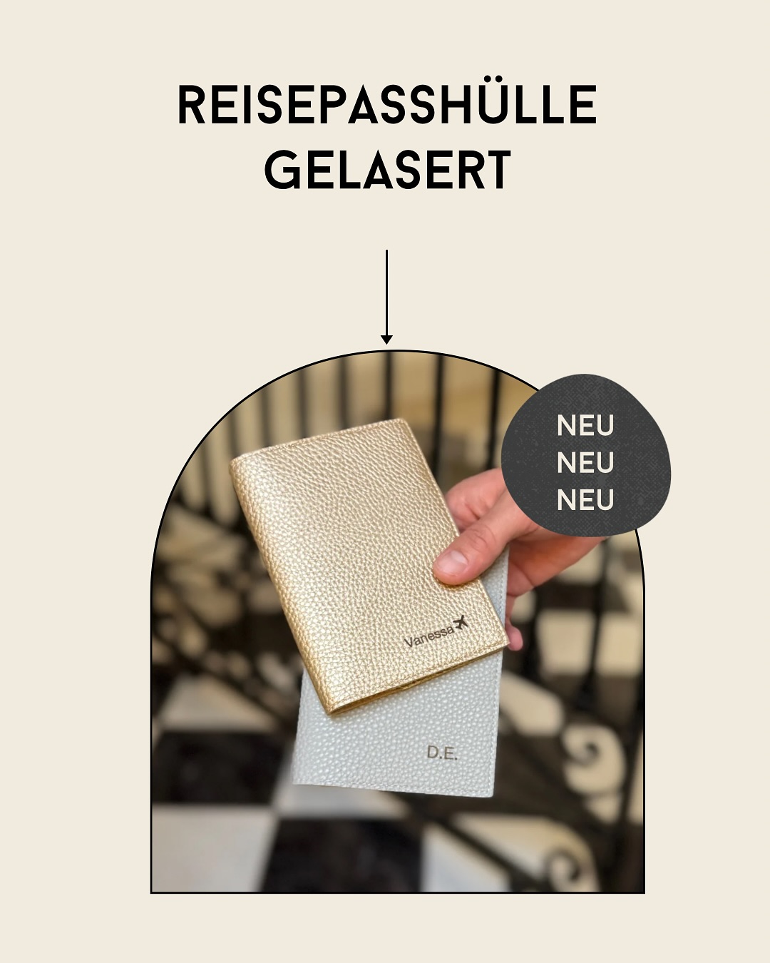 Eure neuen Everyday-Favorites sind da. ✨
Ab heute findet ihr neue Designs, neue Möglichkeiten – Reisepasshüllen, Kofferanhänger & Slim Wallets jetzt mit individueller Laserung.
#nessismanufactur #newin #neuimshop #handgemacht #personalisiert #slimwallet #reisepasshülle #kofferanhänger #designwithlove #madeinmünchen #unikat #laserung #gelasert