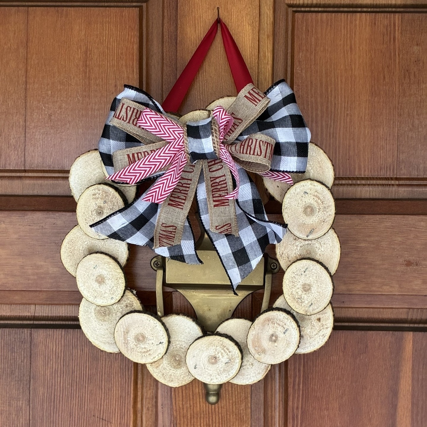 Remember those trees that came down on our property last year?
They've found new life as these rustic wood slice wreaths—and I'm beyond excited to share them with you!
Every single piece is cut, sanded, and assembled by hand here at the farm. No two are alike (hello, natural wood grain!), and each one carries a little piece of our Minnesota acreage with it.
I paired the natural wood with buffalo check, festive chevron, and burlap ribbons for that cozy farmhouse vibe we all love. At 12"x12", it's the perfect size for your door, wall, or even a holiday tablescape.These are now available in the Flour & Wisdom Etsy shop! 🎄 Link (https://flourandwisdom.etsy.com/listing/4402472575/rustic-wood-slice-christmas-wreath) in bio, or DM me if you'd like one reserved.
Who's ready to deck their halls with something truly one-of-a-kind?
#FlourAndWisdom #HandmadeWreath #SustainableChristmas #FarmhouseChristmas #WoodSliceWreath #MinnesotaMade #RusticChristmas #HandcraftedHoliday #ShopSmall #EtsyShop #BuffaloCheckChristmas #MadeWithLove