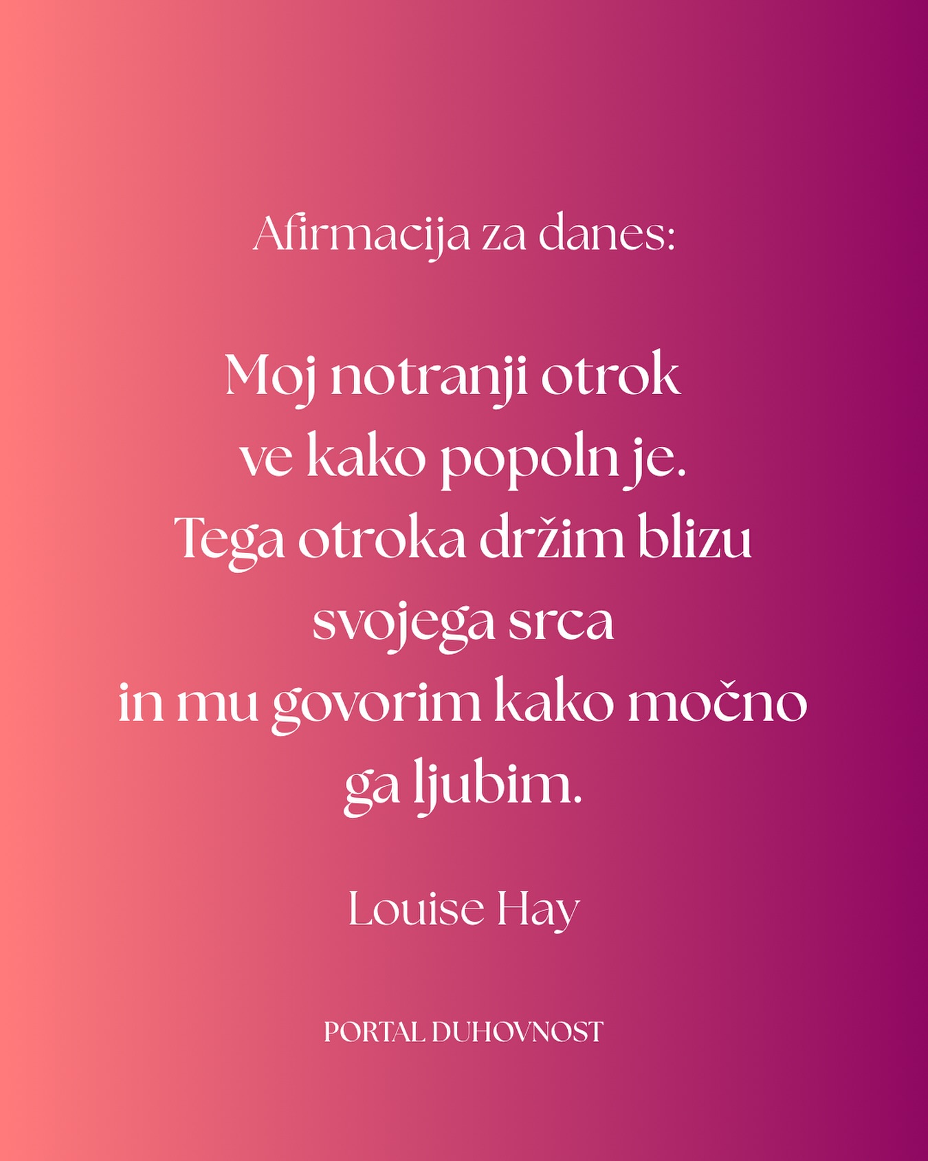 ☺️
#slovenia #afirmacije #miseldneva #osebnarast #delonasebi #ifeelslovenia💚 #explorepage #feed #suggested ☺️
#slovenia #afirmacije #miseldneva #osebnarast #delonasebi #ifeelslovenia💚 #explorepage #feed #suggested