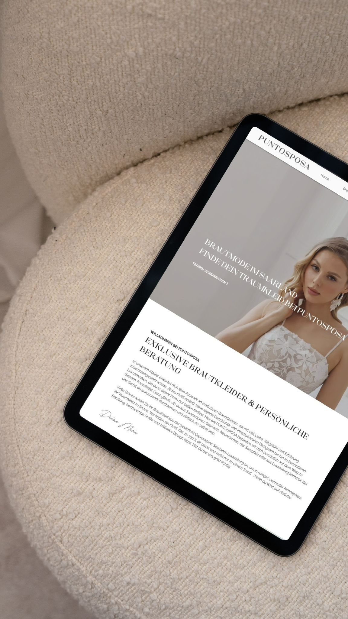 PUNTOSPOSA Live Now ✨✨
Wir können’s wirklich kaum glauben …
Nach so viel Herzblut, Planung und Liebe zum Detail ist es endlich soweit , unsere neue Website ist online! ✨
Wir wollten für euch einen Ort schaffen, der genauso besonders ist wie euer großer Tag: voller Stil, Emotionen und echter Liebe zum Brautsein. 💍
Bei Puntosposa geht es um mehr als nur Brautkleider sondern es geht um Gefühle, Momente und dieses eine Kleid, das einfach ja sagt. 🤍
Schaut unbedingt vorbei , wir freuen uns so sehr, sie endlich mit euch zu teilen!
➡️ https://www.puntosposa.de/
#news #internetseite #liebefürsdetail #webseite #webdesign #puntosposa #brautkleidliebe #bridetobe #hochzeitskleid #newwebsite #bridalfashio #saarinen #braut #luxenburgcity #heiratenimsaarland #triercity