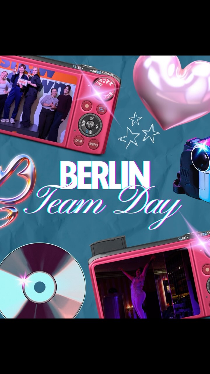 What a day! From laughing our way through team challenges to diving deep in our workshop — reflecting on our strengths, how we collaborate, and how we lift each other higher. It reminded us that great work starts with great connection — and a team that truly sees each other.
We wrapped it all up in pure Berlin magic at @gilaandnancyberlin — a place that’s more than a restaurant. It’s an experience. A celebration of art, identity, and joy. Thank you for the warm welcome, the dazzling atmosphere, and for reminding us that creativity thrives where people feel free to be themselves.