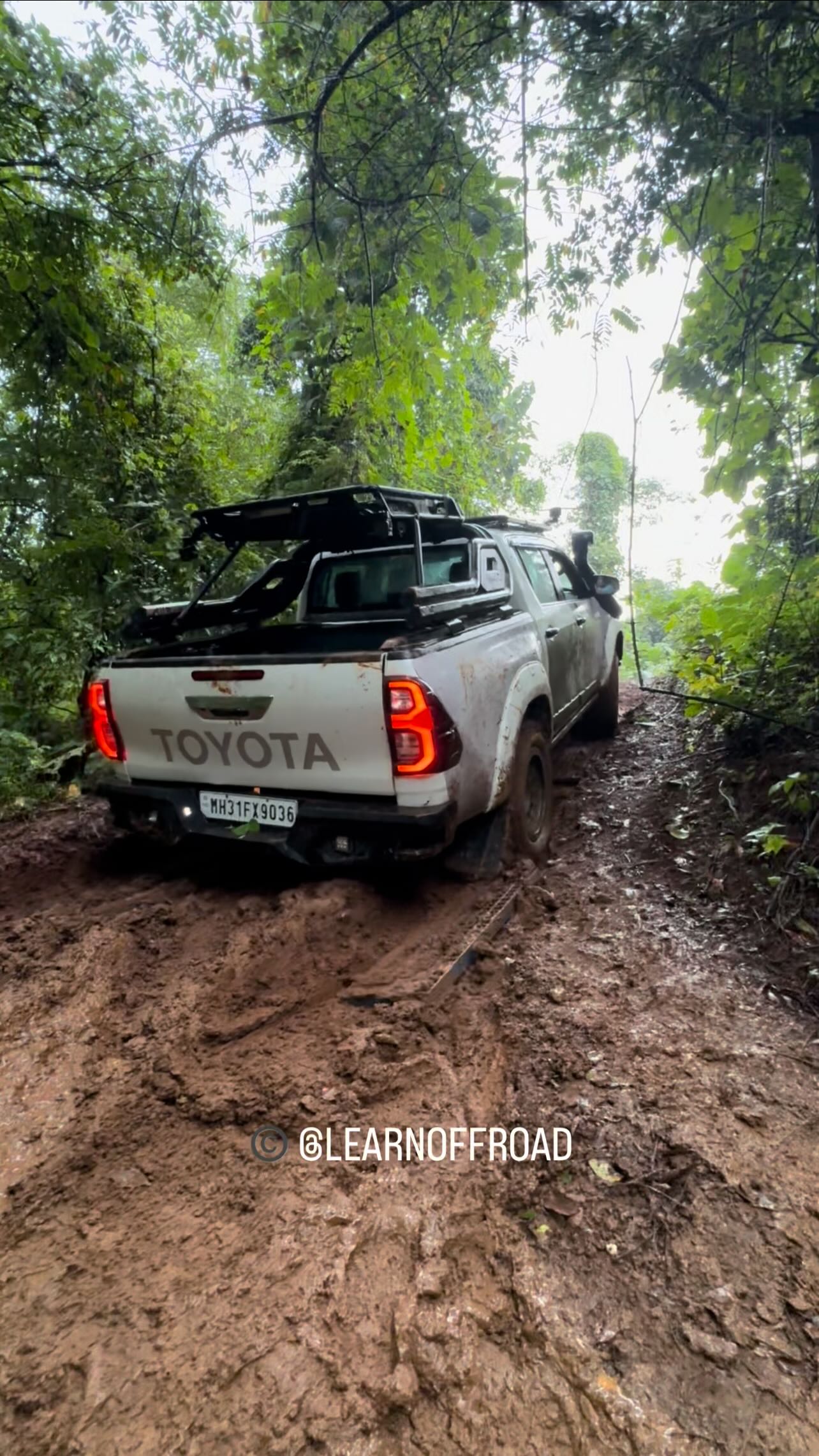 This is one weird thing that we have noticed in the Toyota Hilux. In the first attempt in this reel (multiple attempts actually) she refused to climb up with the rear differential lock engaged. We then asked him to switch off the rear differential lock and she climbs in the first attempt. Sandladders were not repositioned. Ideally, once difflocks are engaged the BTC should only work in front wheel and get disabled in the rear. But what we noticed is that the front is not as effective / aggressive when the rear locker is engaged. Once the rear locker is off, the ATRAC system gets better(?) and she is out. This is honestly not how it’s supposed to be but this is what we have noticed in multiple Hiluxes. Can anyone explain why? Seriously we would like to know.
#learnoffroad #offroadjunkie #toyotahilux #safeoffroadsolutions #sosgear