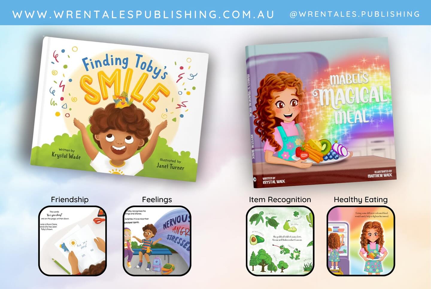 🎄 Need Christmas gift ideas? 🎁
If you’re looking for presents for a few friends or family members, take advantage of my 3-pack book offer on my website!
You’ll automatically get free shipping, and instead of paying $75 for three books, you’ll only pay $70 — that’s almost $15 in savings! ✨
Want to mix and match your 3-pack? Just send me a DM or email, and I’ll happily organise it for you! 💌
#childrensbooks #australianauthor #kidsbooks #picturebook #booksforkids #christmasgifts #giftideas #bookbundle #readingforkids #aussiemum #wrentalespublishing #findingtobyssmile #mabelsmagicalmeal #shoplocal #supportsmallbusiness #giftguide #storytime