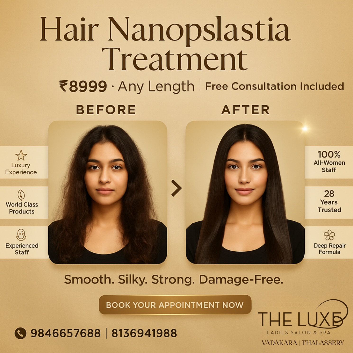 Nanoplastia Treatment Powered By Floractive @ The Luxe Ladies Salon and Spa
The Original Nanoplastia