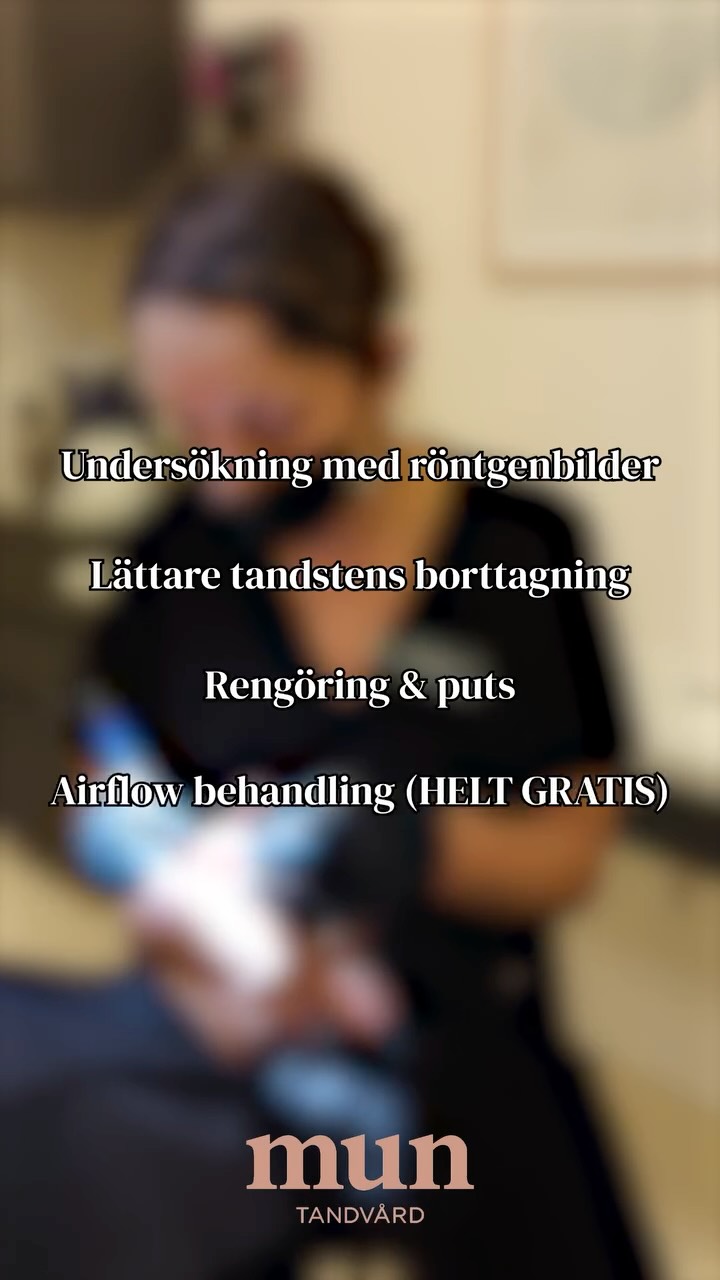 Hej alla våra nya patienter! ❤️
Nya patienter får just nu vårt kompletta tandvårdspaket för 690 kr (ord. 2 290 kr)!
🦷 Undersökning + röntgen
🪥 Tandstensborttagning, rengöring & puts
💨 Airflow-rengöring – gratis
🎁 Presentkort 500 kr – bonus
Begränsat antal platser – boka idag!
#tandläkare #dentistrylife #stockholm