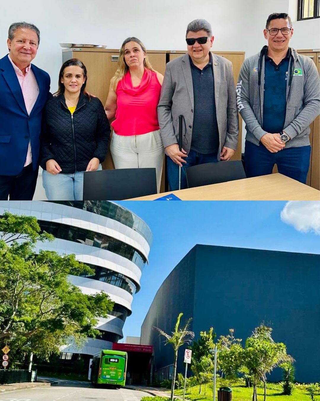 📍Em uma agenda marcada pelo diálogo e pela inclusão, o SINDIFARGO esteve presente no @brasilparalimpico, em São Paulo.
O presidente executivo Marçal Henrique Soares apresentou o Projeto de Empregabilidade de Paratletas, que busca criar novas oportunidades profissionais para atletas com deficiência e fortalecer a integração entre o esporte e a indústria.
O presidente foi recebido por José Antônio Ferreira Freire, coordenador do Programa Inspiração Paralímpica; Simone Camargo, coordenadora do Programa Atleta Cidadão; e Patrícia Moraes, da equipe do Programa Inspiração Paralímpica.
Também participou do encontro José Antônio Guedes, representante da Associação Pestalozzi de Goiânia, treinador da equipe goiana e da Seleção Brasileira Feminina de Vôlei Sentado.
Durante a visita, a comitiva conheceu a estrutura de ponta do Centro de Treinamento Paralímpico, referência internacional em inclusão esportiva e desenvolvimento humano.
💬 “Acreditamos que o diálogo com o CPB será fundamental para fortalecer nosso projeto e ampliar as oportunidades para paratletas no mercado de trabalho goiano”, destacou o presidente executivo Marçal Henrique Soares.
O SINDIFARGO reforça seu compromisso com a responsabilidade social, a inclusão e a valorização da diversidade, conectando a indústria a iniciativas que transformam vidas. 💚
#SINDIFARGO #inclusão #CPB #paratletas #empregabilidade #industriagoiana