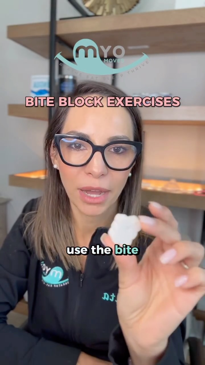 Using a bite block for your myo exercises? You might be doing it wrong 👀
Most people place it inside the mouth… which steals tongue space and makes the exercises way harder than they need to be.
Pro tip✨: Keep the bite block toward the cheek/outside, not crowding the tongue. This way you keep all your intraoral space free to move your tongue correctly and your exercises actually do what they’re supposed to do!
It’s a small adjustment, but a big difference in function!
Save this for your next practice session and drop a comment if there’s another myofunctional therapy tool you want us to break down!
#MyoMoves #MyofunctionalTherapy #OMT #AirwayHealth #TonguePosture #BreatheBetter #SleepBetter #OralFunction #MouthBreathing #MyoTips