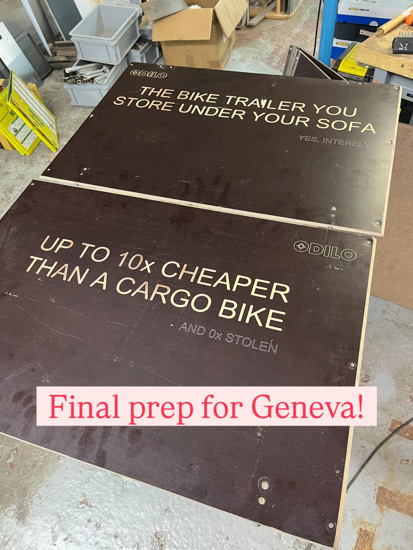 Well it’s time visitors see what they are dealing with right away! See you in Geneva this weekend folks! @salonduvelogeneve #geneva #salon #exposition