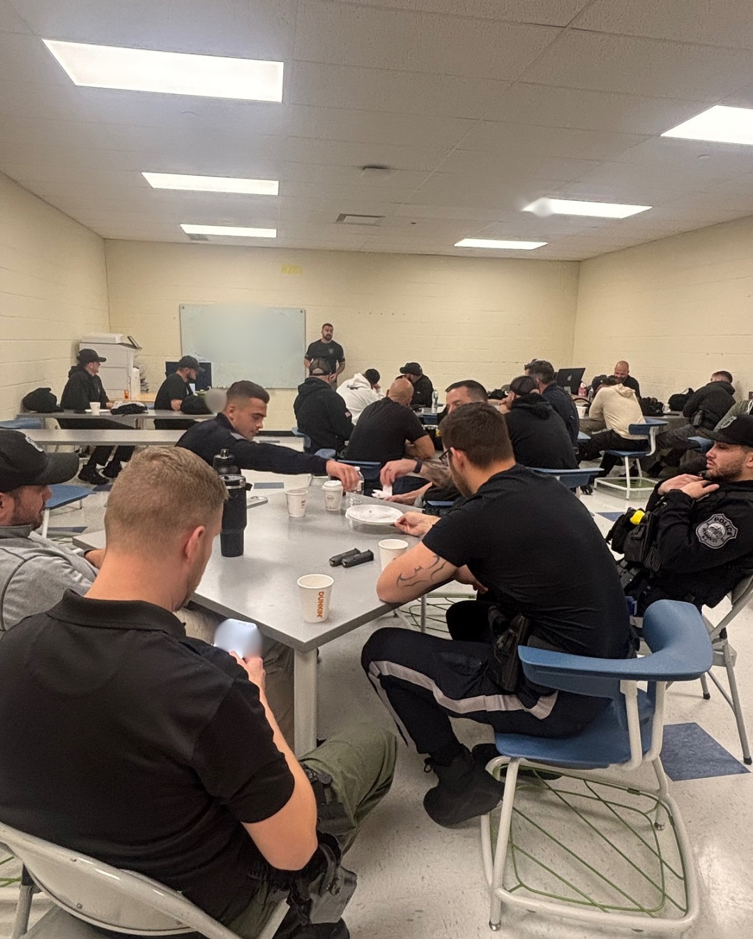 While school was closed last week, officers from Alpine, Closter, Haworth, Cresskill, and Demarest participated in Patrol Officer Tactical Response training for an active shooter event. This interagency training is essential to ensure all officers remain up to date with the latest tactics and operate seamlessly together during a critical incident.
Thank you to all participating agencies and their respective Chiefs, our active shooter instructors, the high school administration for allowing us to use the facility, and the custodial staff for their assistance in making this training a success.