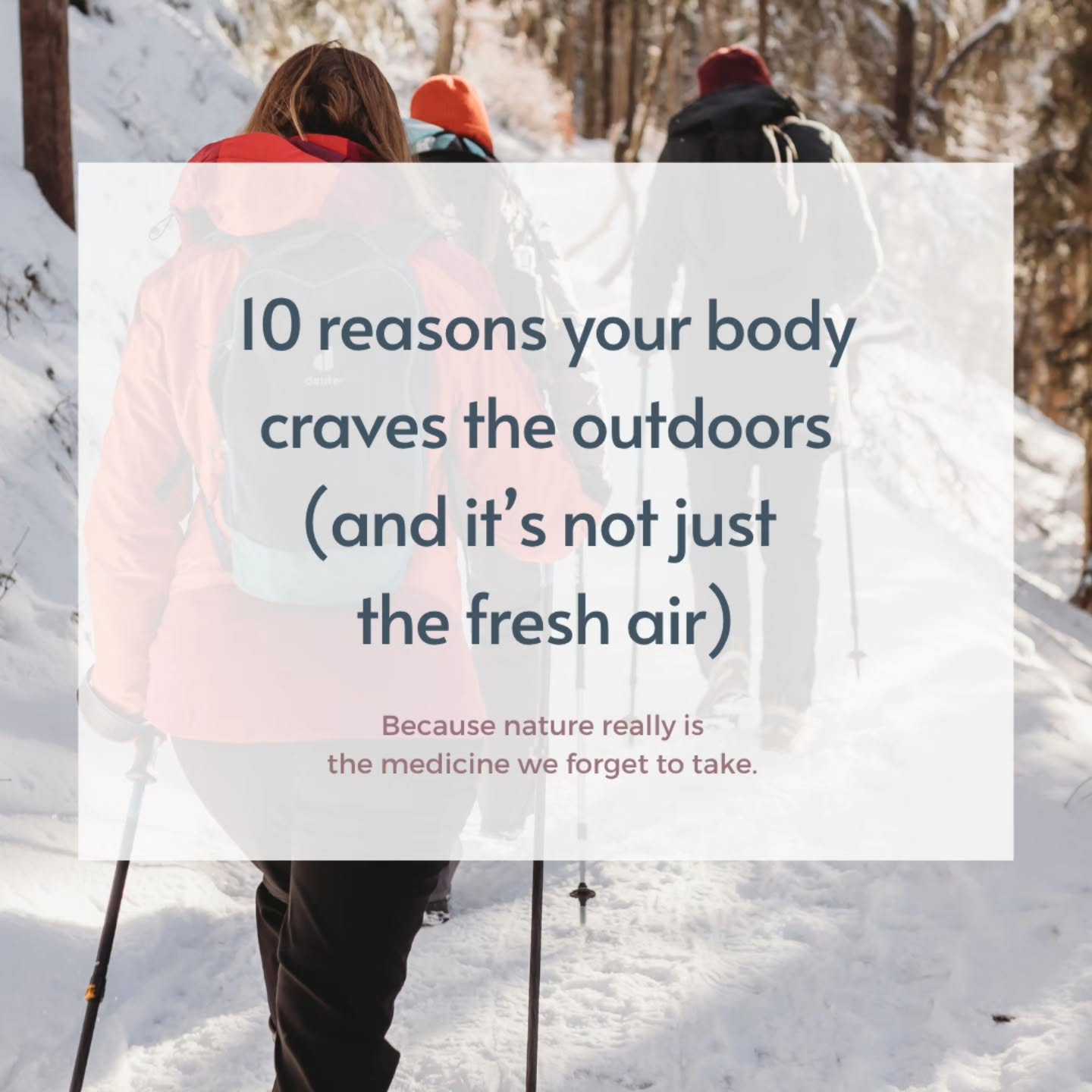 When I first started hosting retreats outdoors, I thought it was just a change of scenery.
Turns out, it is so much more than that.
The breath deepens. The mind softens. The nervous system finally exhales.
If you’ve been craving a reset, especially if you're a mom juggling it all, this might be your sign to join me at one of my day or weekend retreats✨️
This January 24-25 I'm hosting a nourishing Hike & Yoga Weekend Retreat at Tegernsee — two days to breathe, move mindfully, and reconnect with nature, yourself and other beautiful like-minded women.
🏞Limited spots left —DM me or check the link in bio for more info.