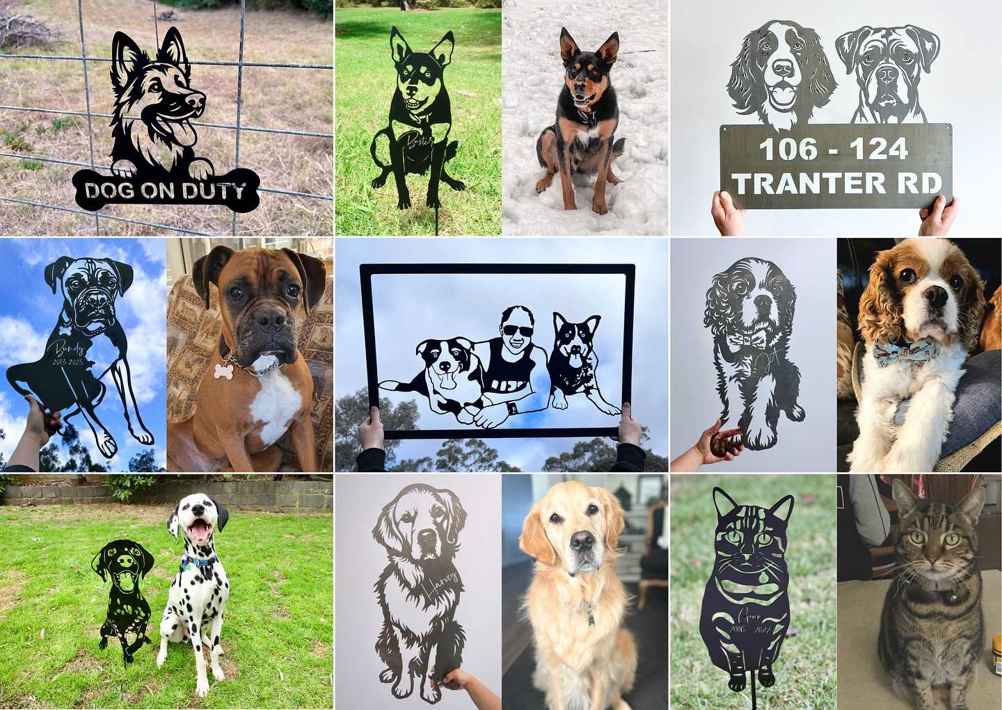 Christmas gifting like never before 🎄
If you’re over giving the same old gifts - the candles, the socks, the “that’ll do” stuff - we get it!
At Mia Cooper & Co, we’re a small family business creating one-of-a-kind keepsakes for the people who love their pets like family. Because honestly, every home has its own story, and for most of us, that story starts (and ends) with our pets.
Each piece is proudly designed in-house by our family for yours, because we know how important it is to capture all the little quirks that make your pet unmistakably them.
We’re proud to be 100% local, supporting Australian families and fellow small trades. No mass production, no generic gifts. Just thoughtful keepsakes made with care, heart, and a whole lot of love for our four-legged friends.
If you’re after something a little more personal this Christmas, you’ve come to the right place. 🐾
#miacooperandco #christmasgiftidea #christmas2025 #petlovers #custommade #petportrait #metalart #metalwork #metalartwork #metalwallart #personalisedgìfts #dogmemorial #petmemorial #catmemorial #petphotography #gardenart #rustedart