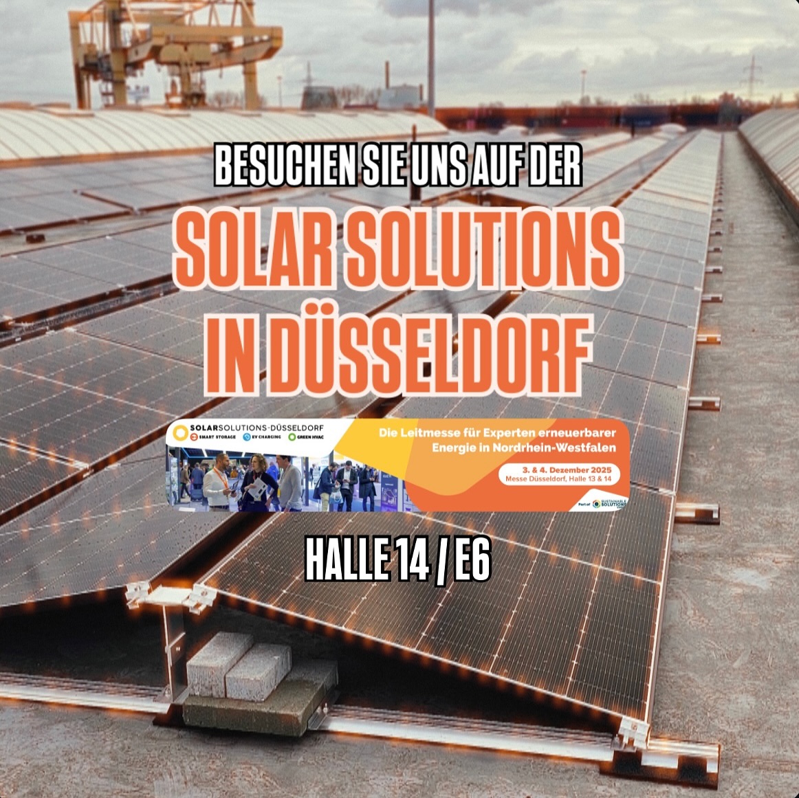 Schon mal vormerken 👆🏻 Die Solar Solutions in Düsseldorf am 3. & 4. Dezember! Uns findet ihr in Halle 14 am Stand E6, direkt gegenüber vom Innovation Boulevard! An beiden Tagen hat die Messe von 9 Uhr bis 17 Uhr geöffnet. Wir freuen uns schon jetzt auf viele Besucher und einen tollen Austausch in angenehmer Atmosphäre 😉
#messe #tradefair #photovoltaik #photovoltaic #solar #handwerk #elektriker #pvmodule #elektroinstallation #elektrotechnik #bauherren #erneuerbareenergie #solarenergie #nachhaltigkeit #sonnenenergie #energie #energy #pv #strom #solarenergy #solarsystem #solarpower #renewableenergy #sonnenstrom #pvmontagesystem #solarmountingsystem #bksolarezukunft #bksolarsystem