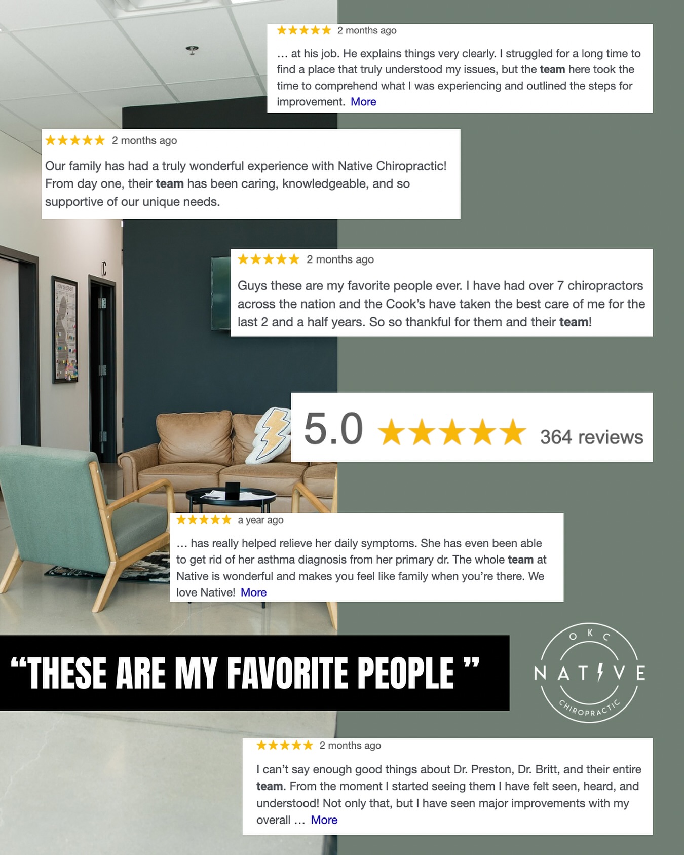 The biggest difference you’ll notice at Native Chiropractic is you’ll feel like family from the moment you walk through the doors. ❤️
We care about results for your whole family and our entire team will take the time to really listen to your concerns, take a thorough case history, and work together with you to set some truly incredible goals for your child and family!
Not only does our team have specialized training in pediatrics, prenatal, and family care – our office is designed with each child and family in mind.
Got a minivan full of kids? Not a problem! We’ve got a huge playroom and an endless supply of snacks in case you got busy and forgot to pack 204 of them for each child yourself! 😂
Our sensory and special needs families will find our space open, inviting, and calming.
And if you’re currently expecting or have your new little baby in tow, we’ve got you covered with our mom’s room, a stash of fresh wipes and diapers, and more.
If you’re ready for a health-first approach and to find a doctor’s office your kids LOVE going to, send us a DM to connect or head to the 𝐴𝑏𝑜𝑢𝑡 𝑈𝑠 at the link in bio to get to know us a little bit more. We’d love to meet you and your beautiful family! 😃
#pxdocs / pediatric chiropractic / baby sleep / chiropractic for kids / colic / tantrums / ADD / ADHD / constipation / ODD / OCD / SPD / ASD #okc #oklahomacity #nervoussystem #nervoussystemregulation #pediatricchiropractic #yukonok #okcmoms