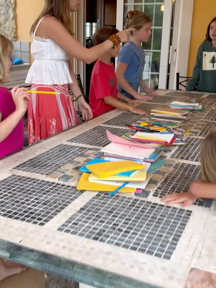 Portugal Immersion Day 1- the children loved learning a new language! We each shared our “brincadiera preferida” - our favorite activity and built upon the language with verbs and nouns by sharing what we love to play. Some of the children had been taking Portuguese lessons prior, so here they had a chance to really practice in a way that was fun and engaging. #woldschooling #portugal #woodsoftheworld