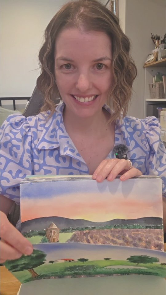 40 Watercolour Artworks - let's flick through all the original paintings! Purchase from Watercolourwellness.com if you are in Australia or search on your local Amazon page for 40 Watercolour Artworks. Link in my bio! #watercolour #learnwatercolour #tutorial #YouTube #book #watercolor