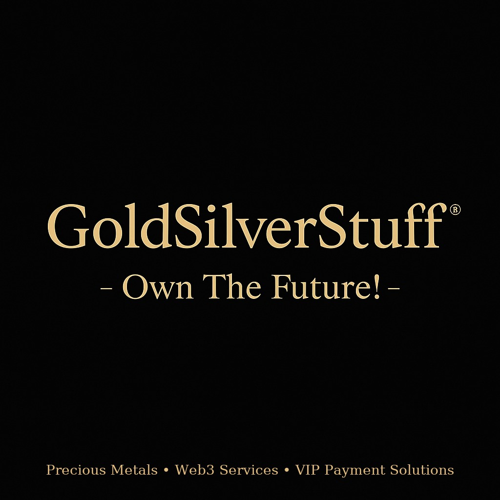 GoldSilverStuff® – Own the Future. 🏆
Edelmetalle x Web3 x VIP Payments.
Wer mit uns baut, baut auf Wert, nicht auf Hype. ✨🚀
#GoldSilverStuff #OwnTheFuture #Gold #Silber #Edelmetalle #PreciousMetals #Bullion #SilverStackers#GoldStackers #Investing#Inflationsschutz #Wealth #StoreOfValue #Luxury #VIP#Payments#Web3 #Blockchain #Crypto#Startups#FutureProof#MadeInGermany #DigitalAssets#Innovation