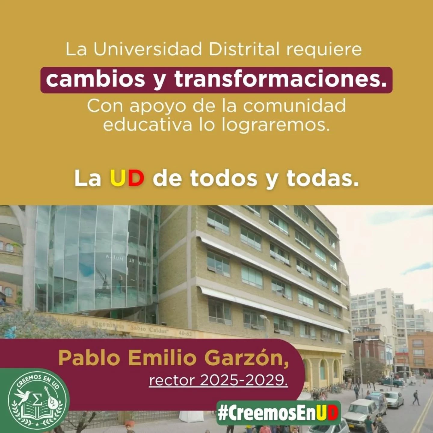 Gracias a la comunidad universitaria por sus votos y depositar sus propuestas en nuestro Plan de Gobierno. Seguiremos trabajando para una UD más incluyente, con mayores oportunidades de movilidad académica, con más apuesta a la innovación e investigación. Somos #CreemosEnUD.
wwwpabloegarzon.com