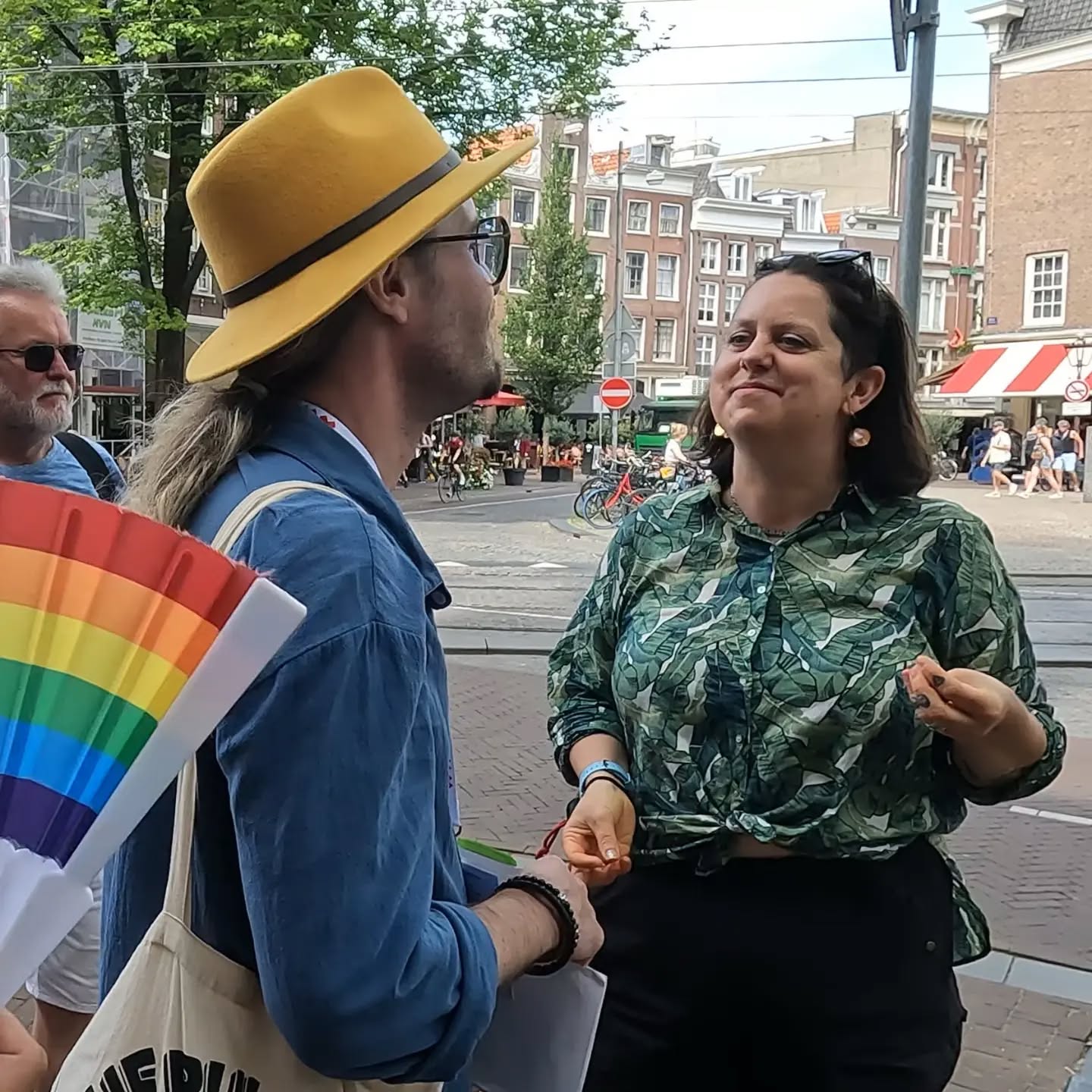Hi, hi! Welcome to our brand new Queer Cannabis Tour! I cant tell you how much fun I had testing the tour with the véry knowledgeable Queer King of Cannabis Alexander Green. I thought, as a Dutchie I know our greens ✨🌿. Well, I make mistakes too 😌.
All the information and bookings you find on my website: lgbtour.amsterdam, or feel free to dm.
XO, Sanne
Your Queer tourguide of Amsterdam 💖🏳️⚧️🏳️🌈.