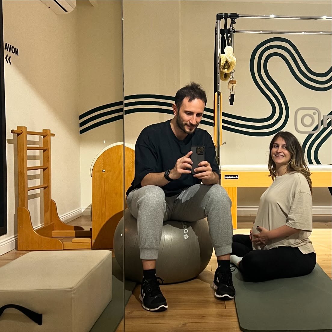 Egzersiz yapmanın verdiği o mutluluk yüze vurdu 🙌🏻👼
#hamilepilatesi