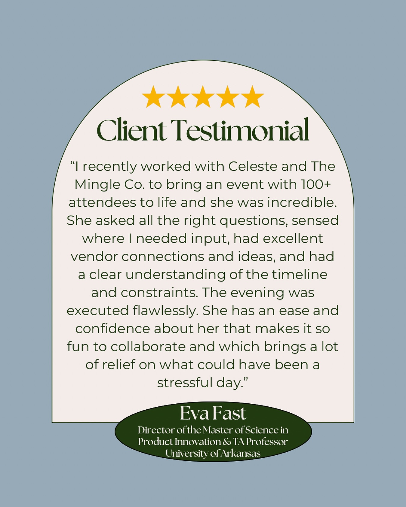 For us, the best part of any event is watching our client enjoy it!