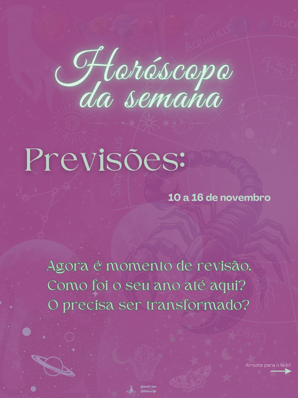 Previsões desta semana especial para revisões. Lembrando que Mercúrio está retrogrado! ✨💫⭐️