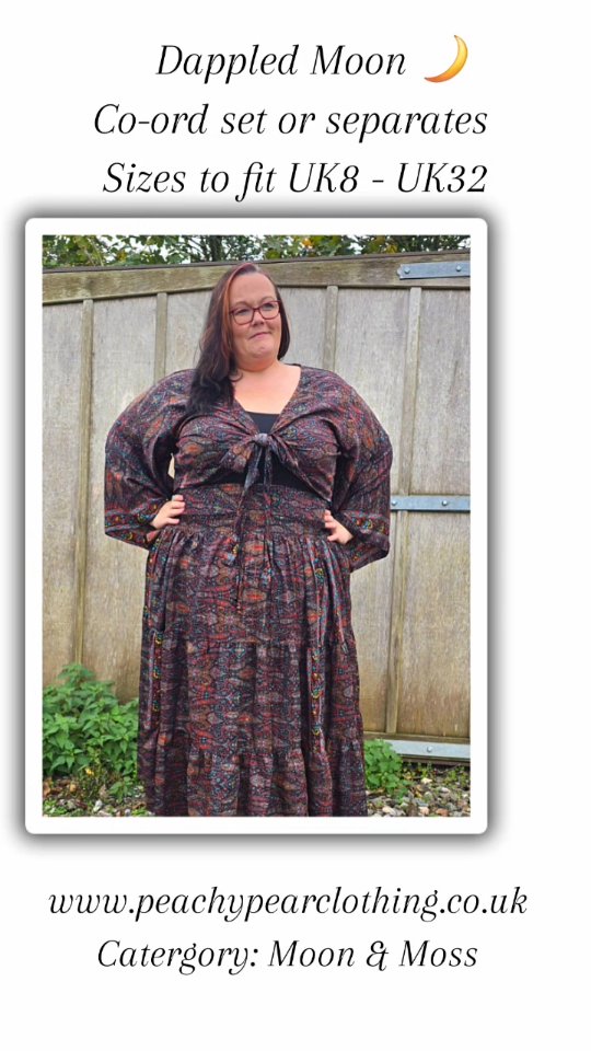 Our new collection 'Moon & Moss' has dropped 🫳🎤
To see the full collection check out www.peachypearclothing.co.uk
#bohostyle #bohofashion #bodypositivity #bodyconfidence #plussizefashion #midsizefashion #OOTD #Peachypearclothing #thepeachypeartribe