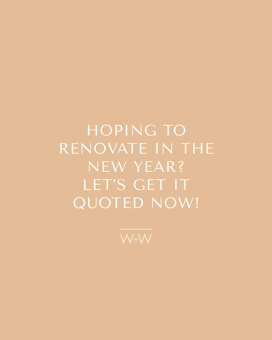 If you've been pondering renovating next year, let's get your quote wrapped up before Christmas so you can start the new year with a plan and a spot in the queue!
Pop over to our website wolfandwillow.com.au and send an enquiry through - we'd love to meet you!
Clint and Louise x