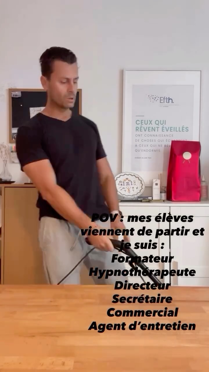Faut tout faire dans cette école… 😅
#hypnose #formationhypnose