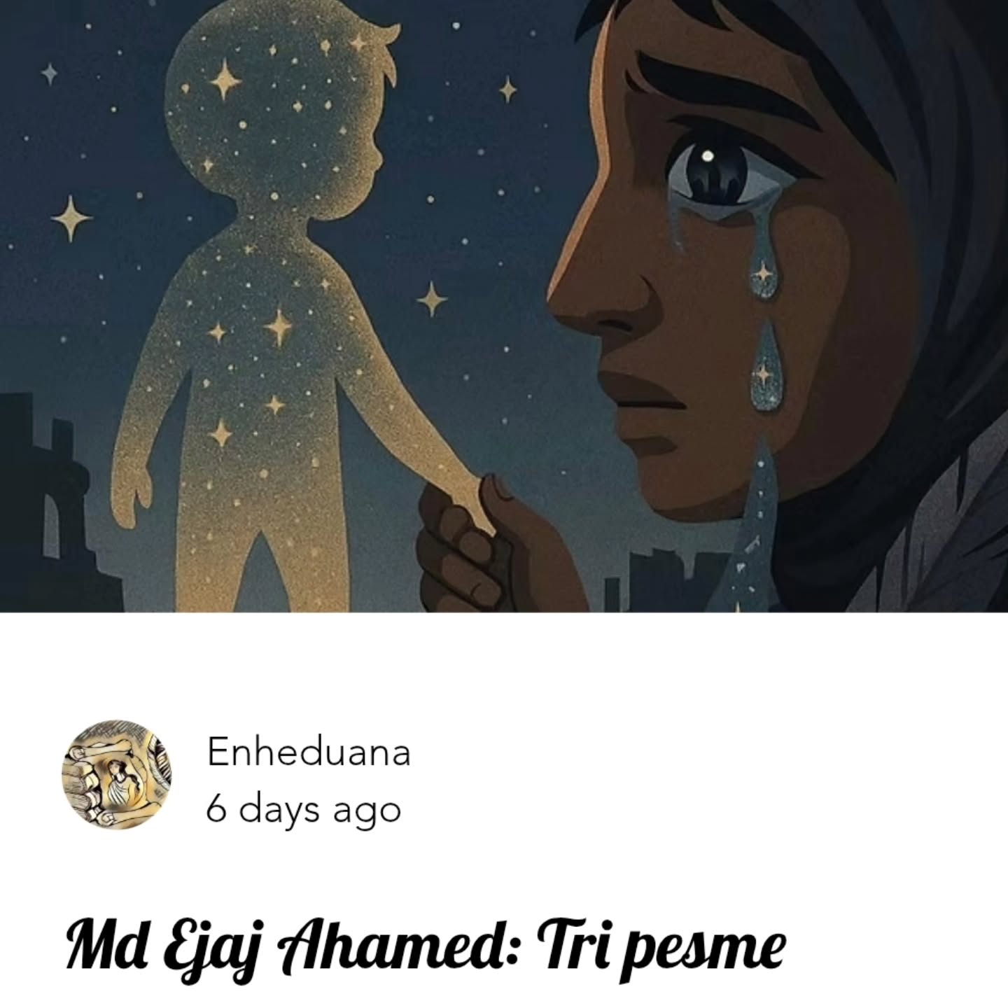 Md Ejaj Ahamed: Tri pesme
#enheduanaliterarymagazine #časopisenheduana #tanjaajtić #pesme #poezija