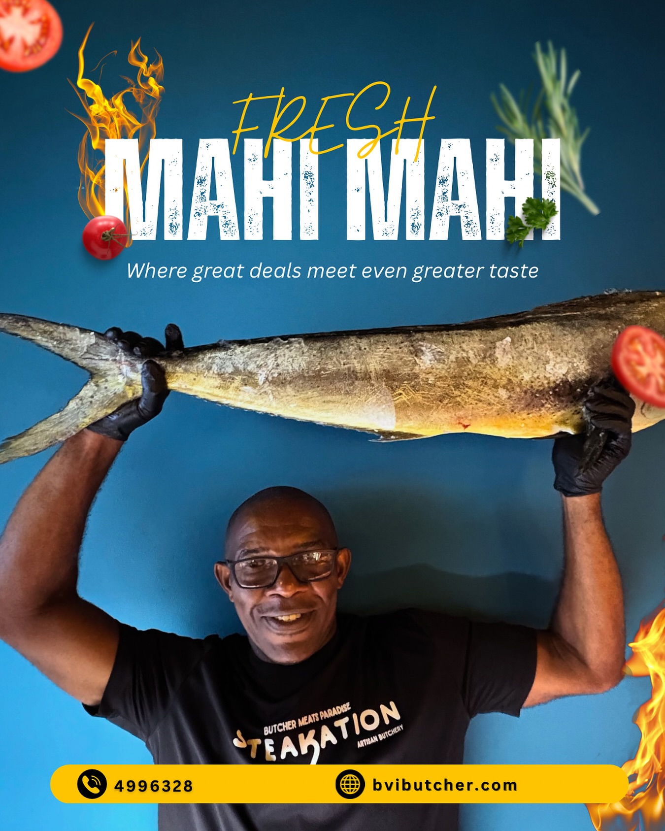 Check out this stunning mahi-mahi — caught, prepped, and ready for the grill by the masters at STEAKATION! 🐟🌊
#steakation #artisan #butcher #island #mahi #fresh #catch #fish #meat #island #local #support #shop #sustainable #sea #table #seafood #foodie #chef #cook #grill #eat #feelgood #gourmet #culinary