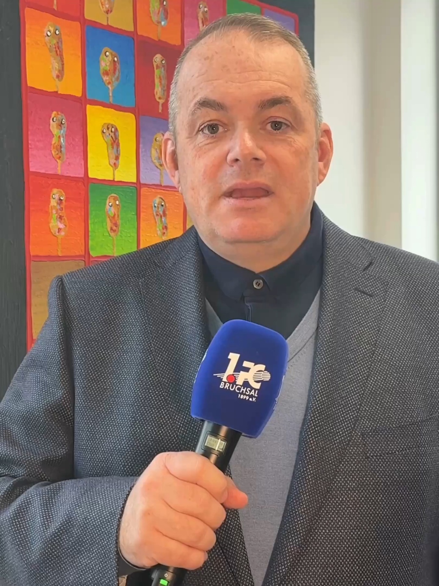 Vorstand Michael Grub zum Los des badischen Pokalhalbfinales gegen den Drittligisten SV Waldhof Mannheim